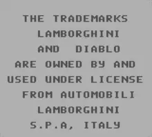 Image n° 1 - screenshots  : Lamborghini American Challenge